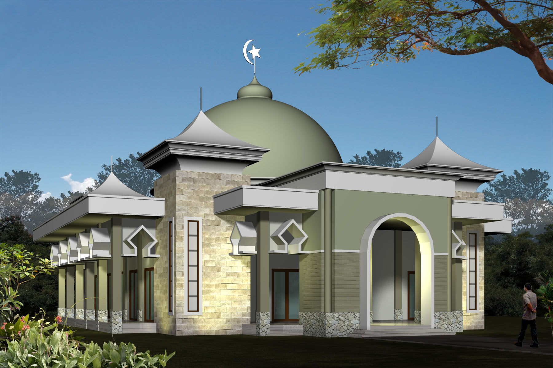 Masjid Al Ikhlas Satelit Sumenep  sanchiArch